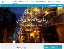 Tablet Screenshot of hoteljewels.com